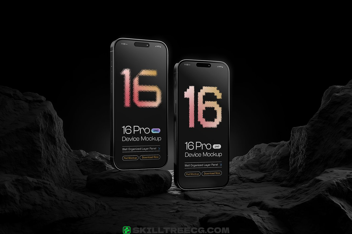 图片[3]-iPhone 16 Pro Mockup Set（500841）-技能树